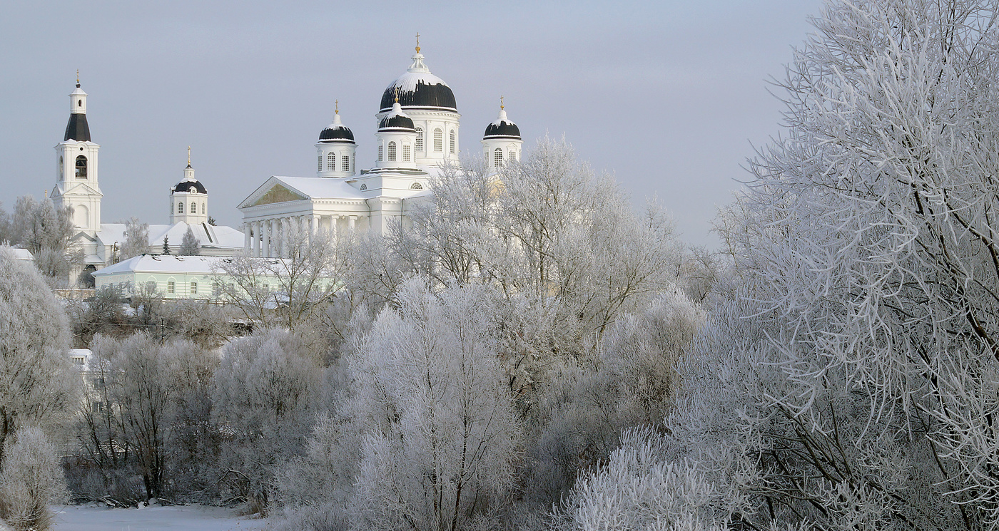 В январе