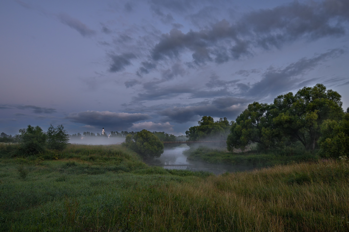 Misty evening