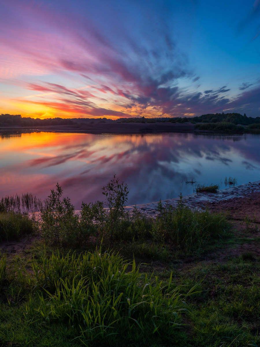 Bright sunset