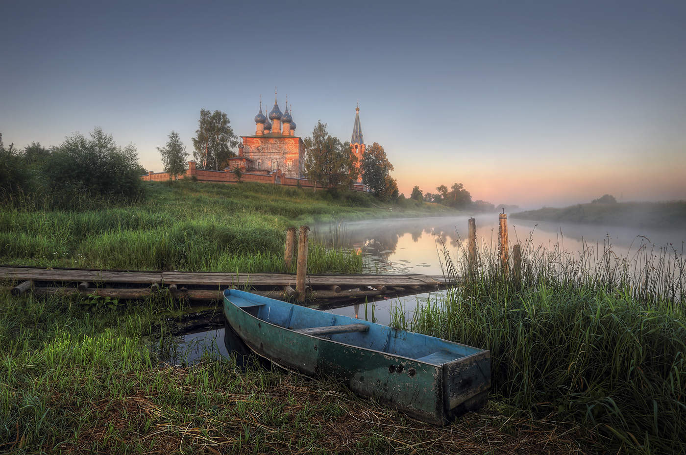 At dawn