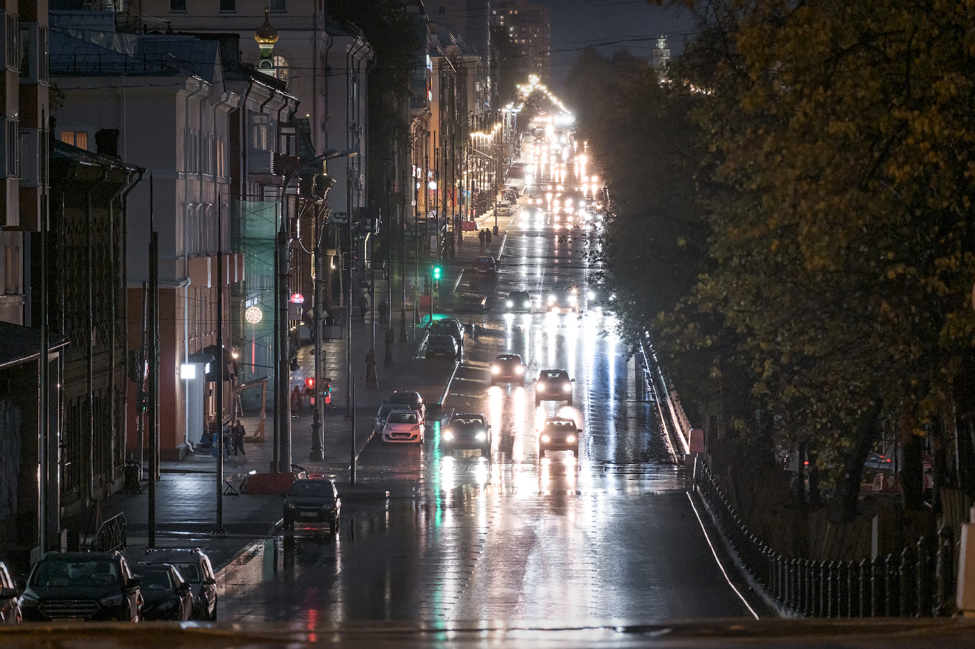 Rainy city