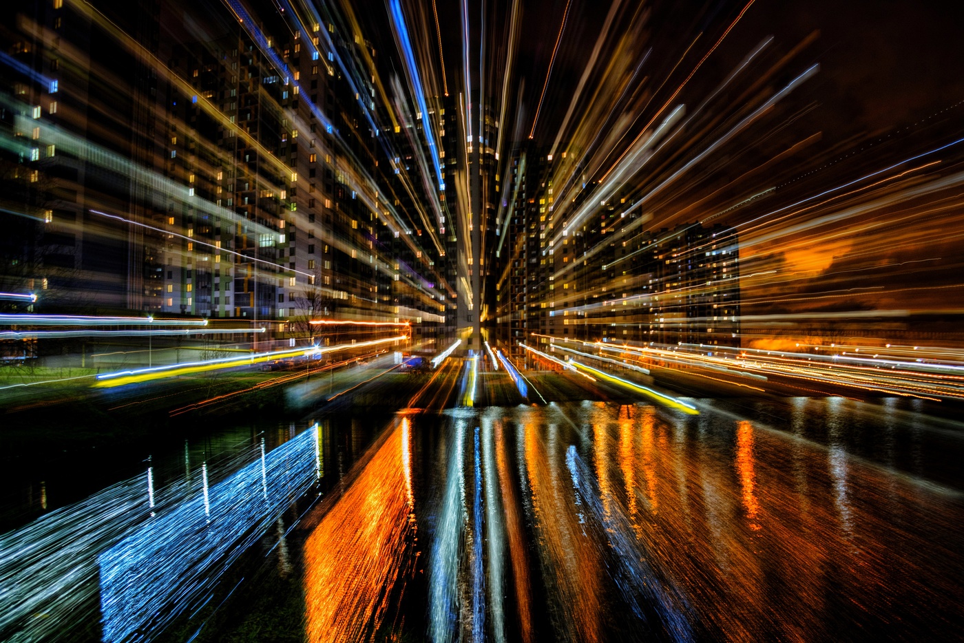Night lights.