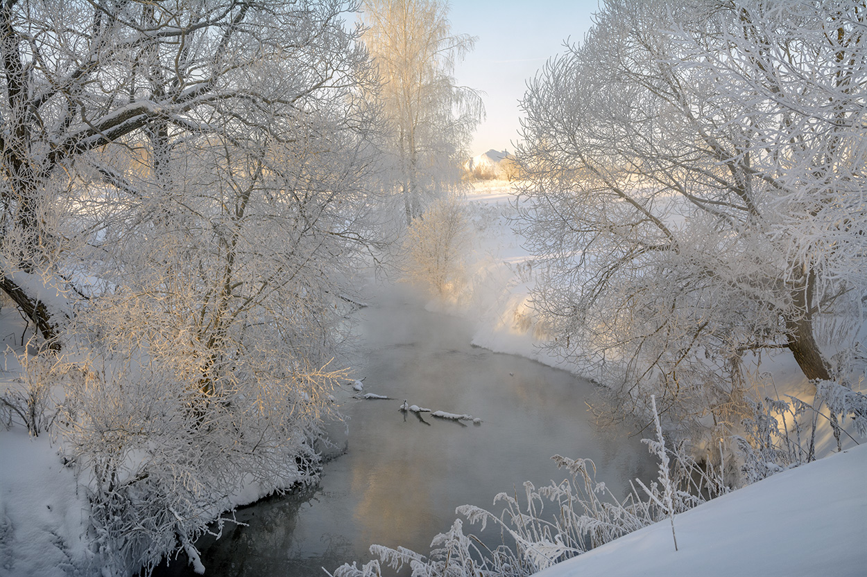 Winter morning.
