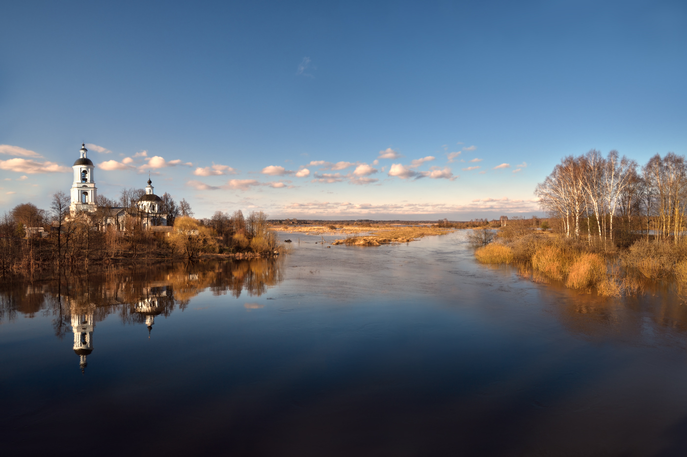 Spring flood